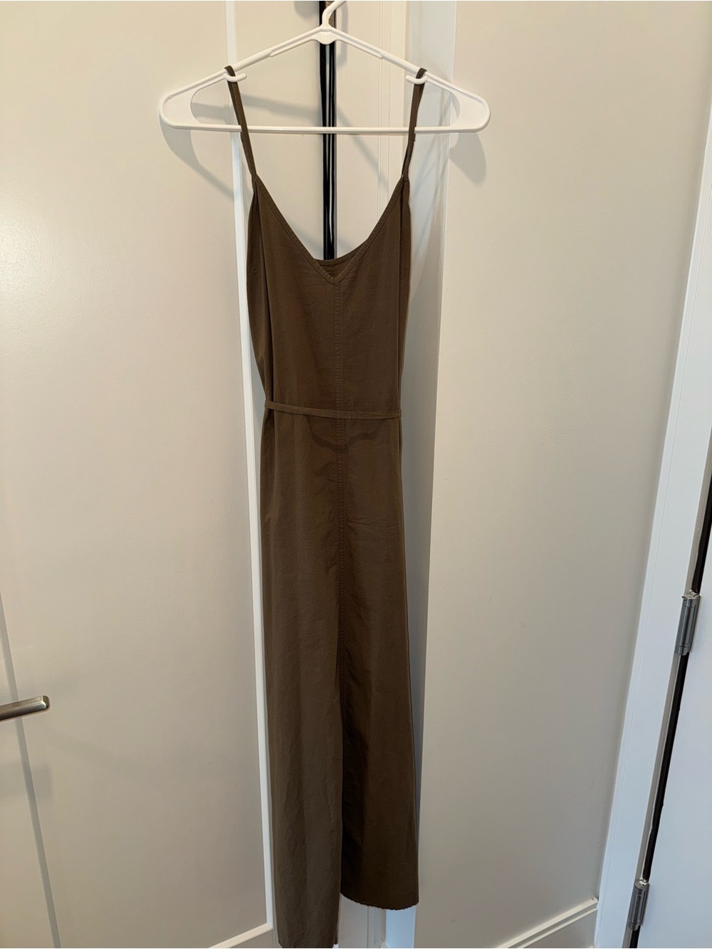 Buck Mason Green Strapless Maxi Dress